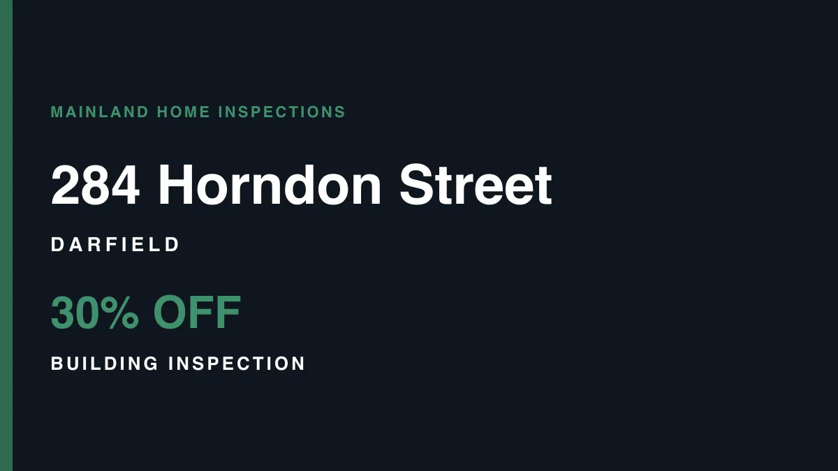 284 Horndon Street, Darfield – pre-purchase building inspection