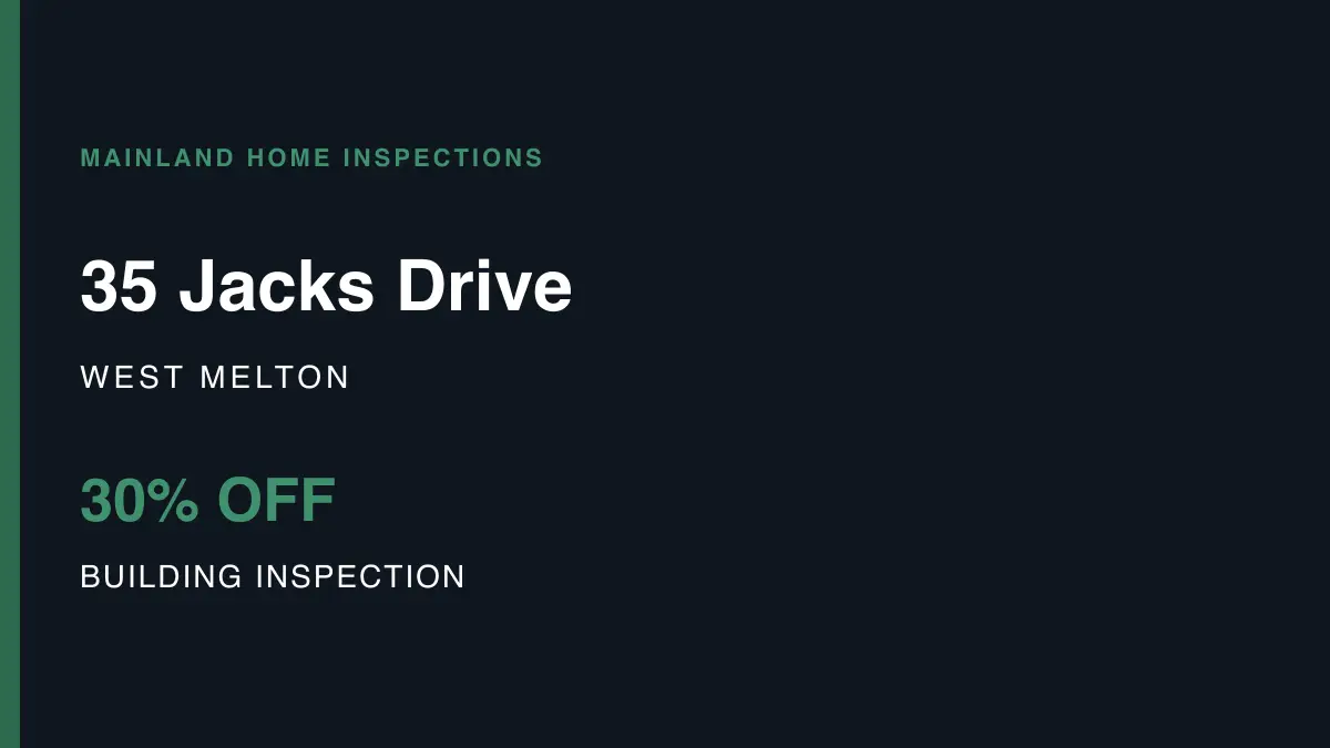 35 Jacks Drive, West Melton – pre-purchase building inspection
