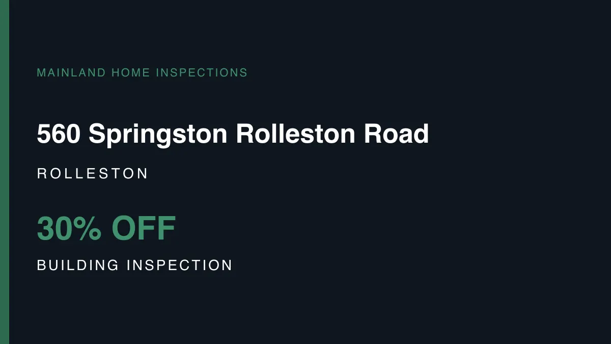 560 Springston Rolleston Road, Rolleston – pre-purchase building inspection